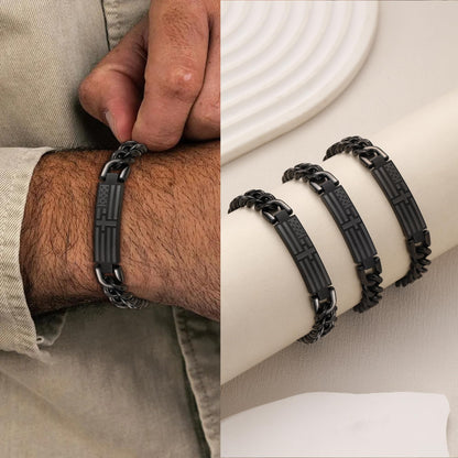 Gifts for Dad Husband Son Religious Christian Gifts Cross Bracelet for Men Teen Boys Adjustable Stainless Steel Bracelets for Men with American Flag Boyfriends Brother Grandson Baptism Birthday Gift