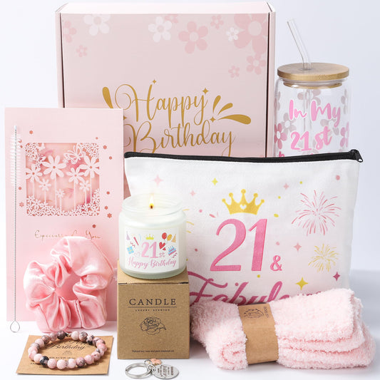 21st Birthday Gifts Ideas For Women,21st Birthday Gifts For Her,Best Presents For 21 Year Old Girls,21 Years Old Decorations For Best Friends Daughter Sister Her Girlfriend