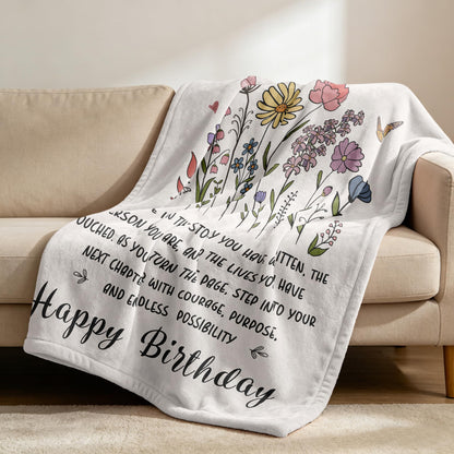 80th Birthday Gifts for Women, Chapter 80 Birthday Blanket, 80 Year Old Bday Gifts for Women, 1946 Birthday Decorations, Turning 80 Throw Blankets for Friend, Mom - 50'' x 60''