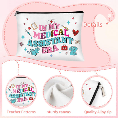 CRASHOT Medical Assistant Gifts for Women, Complete MA Gift Set with 20 oz Travel Tumbler, Makeup Bag, Socks and Professional Keychain, Healthcare Appreciation Surprise