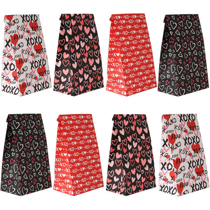 Haobell Valentines Day Bags - 24 Pcs Valentines Goodie Bags With Stickers for Classroom Parties, Kids, Coworkers