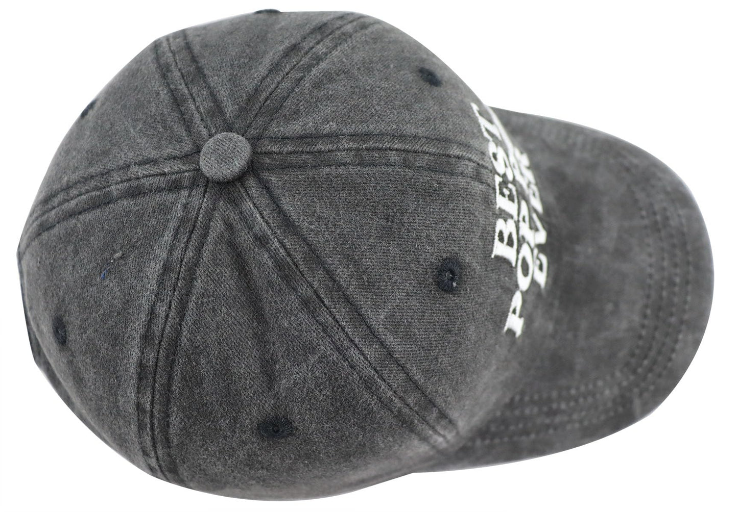 Best Pop Pop Ever Hats for Men Grandpa, Funny Adjustable Cotton Embroidered Dad Baseball Cap