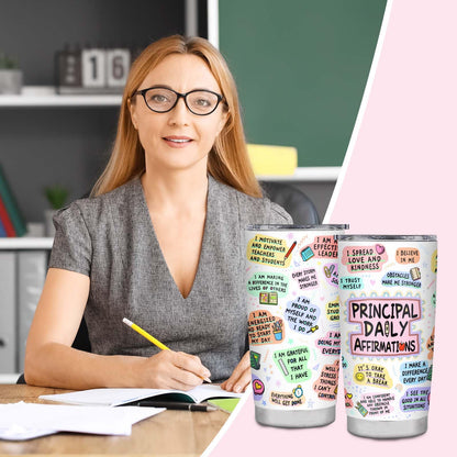 Principal Gifts, Principal Appreciation Gifts, 20oz Principal Tumbler, Principal Gifts for Women, Best Gift for Principal Day, Teacher Appreciation Day, Birthday, Retirement