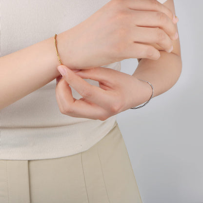 JoycuFF Inspirational 𝗠𝗼𝗿𝘀𝗲 𝗖𝗼𝗱𝗲 𝗕𝗿𝗮𝗰𝗲𝗹𝗲𝘁𝘀 𝗳𝗼𝗿 𝗪𝗼𝗺𝗲𝗻 Gold Silver Stainless Steel Beads Bracelets Encouragement Birthday Gifts for Her Daughter Sister Mom Best Friend