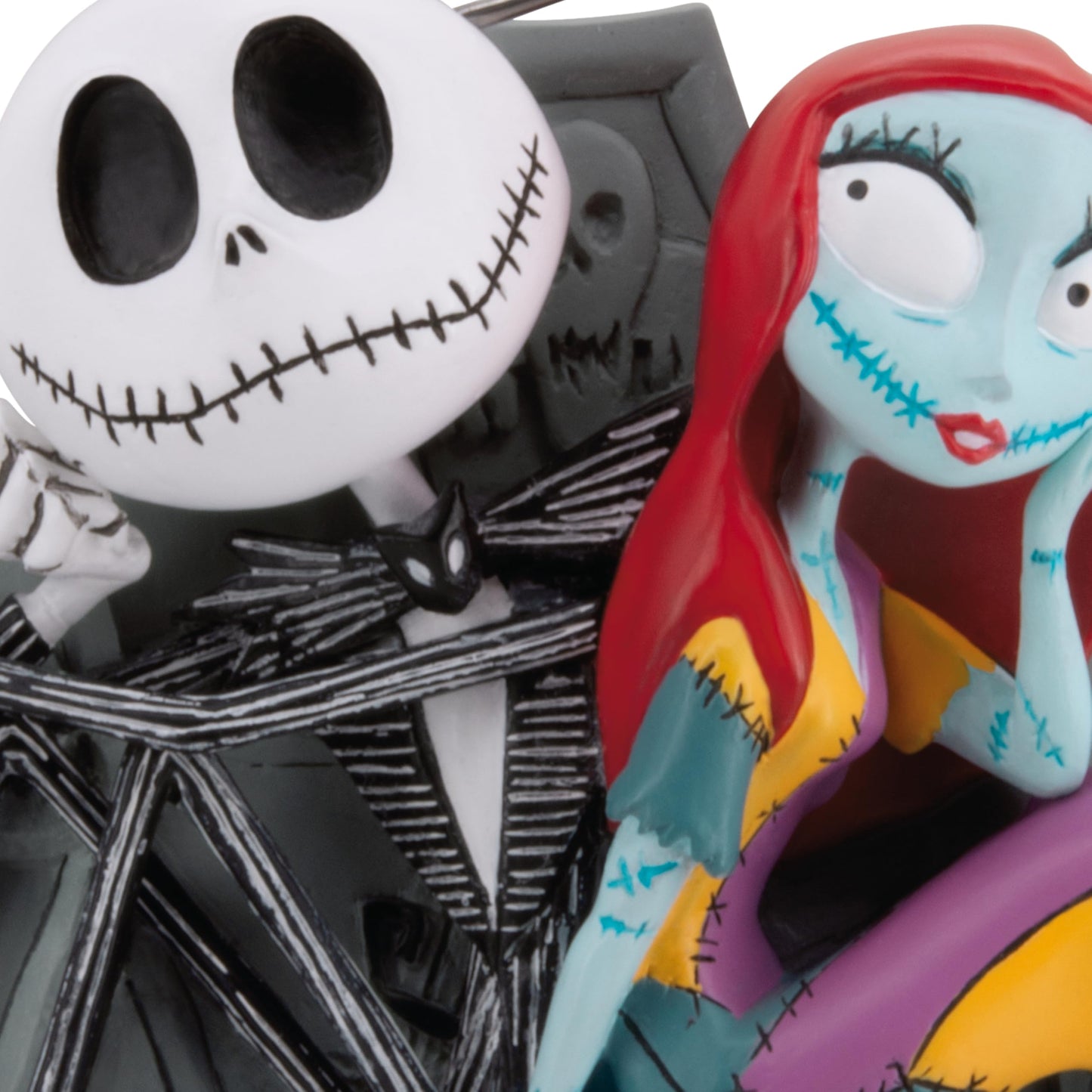 Hallmark Christmas Ornament, Disney Tim Burton's The Nightmare Before Christmas Jack and Sally with Tombstones Ornament, Gifts for Disney Fans