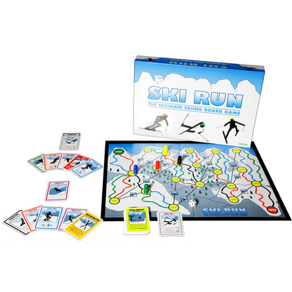 Wild Card Games SKI Run - The Ultimate Skiing Family Board Game for Both Kids, Teens and Adults. Top Apres Ski Gift-Present