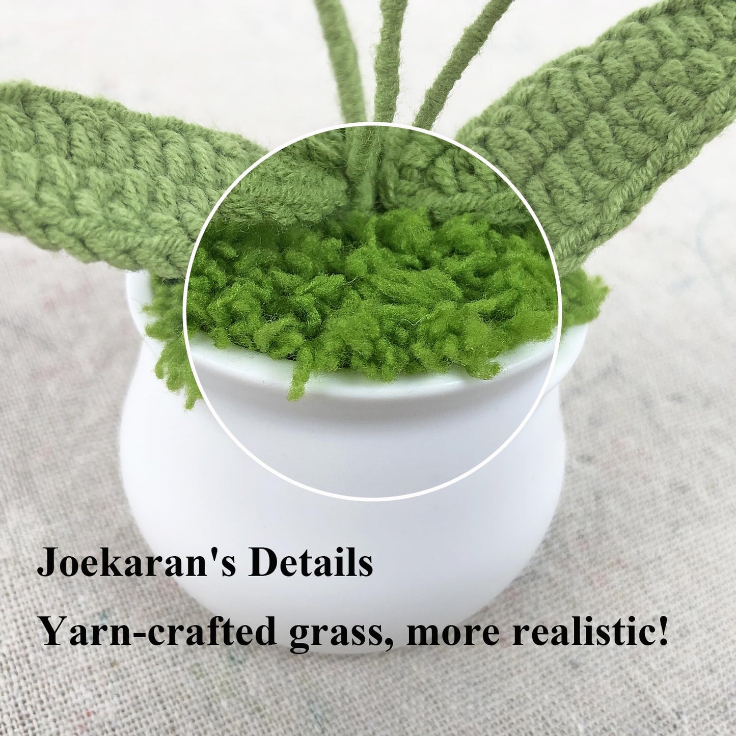 Joekaran Crochet Flowers Cute Flower for Her, Graduation Birthday Gifts for Women and Teacher, Mother, Coworkers, Valentines, Christmas, Desk Decor,Home Office Decoration(Pink Gradient Myosotis)