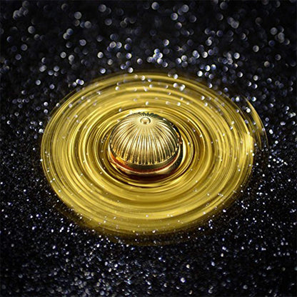 Umnodobn Gold Fidget Spinner Magic Orb Anxiety Toys Stress Relief Reducer Spin Fidgets Hand Bearing Tri Spinner Finger Spinners Toy Focus Fidgeting Restless Novelty Gift for Adults Kids