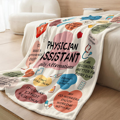 Givetoyou Physician Assistant Gifts, PA Week Gifts, Birthday Christmas Appreciation Thank You Gifts for Physician Assistant, PA Throw Blanket 60inx50in