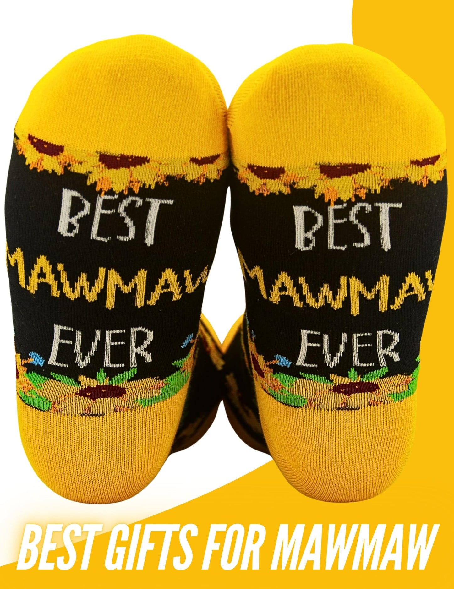 InnoBeta Mawmaw Gifts, Mothers Day Gifts for Mawmaw, One Size Crew Socks on Mother's Day, Christmas, Birthday