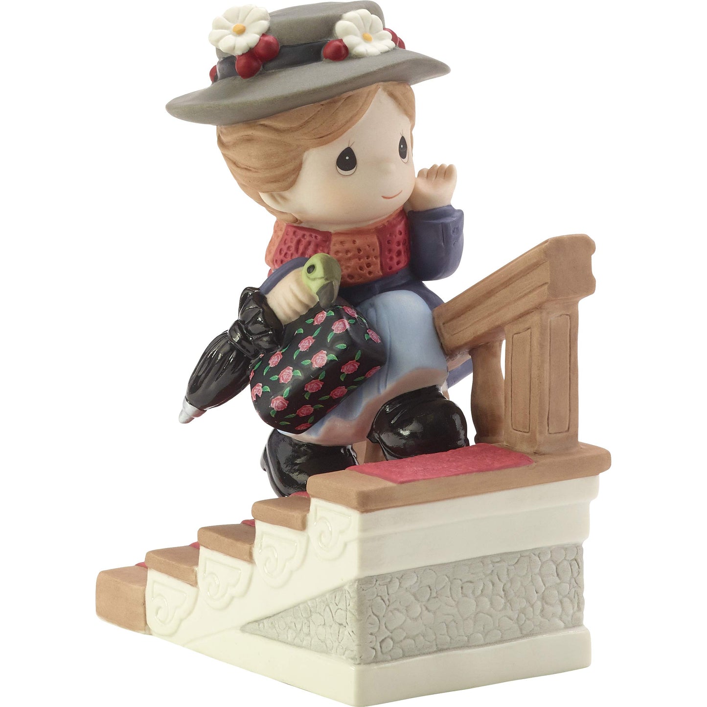 Precious Moments Disney Showcase You Have Such A Cheery Disposition Mary Poppins Bisque Porcelain Figurine 182093