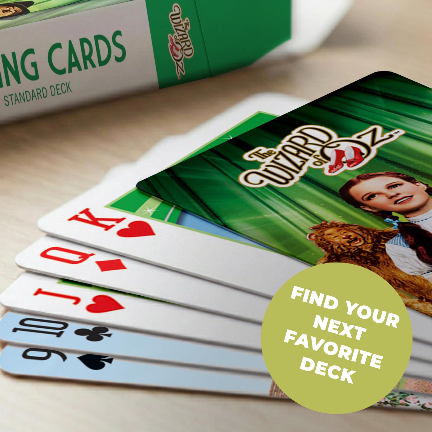 MasterPieces Officially Licensed Wizard of Playing Cards - 54 Card Deck for Adults
