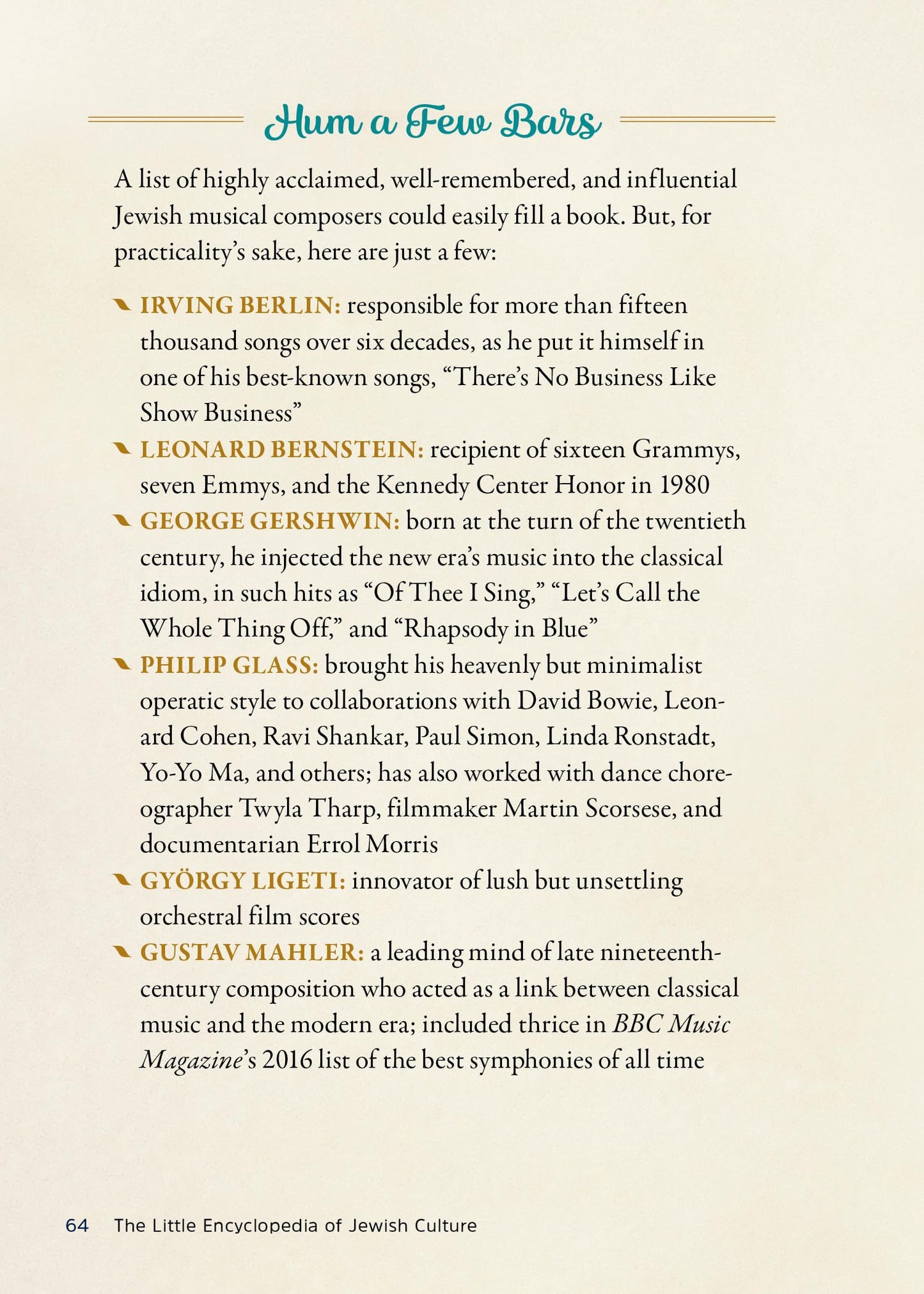 The Little Encyclopedia of Jewish Culture: 101 People, Places, Things (and Foods) Every Jew Should Know