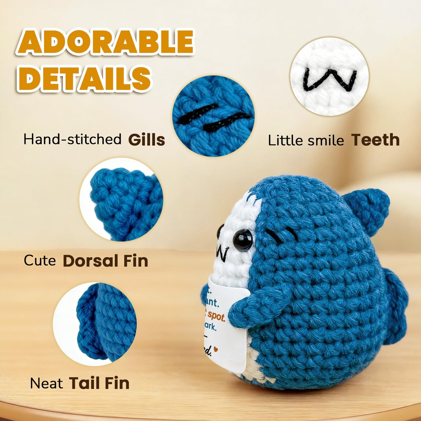 Funny Romantic Shark Gifts for Boyfriend Girlfriend, Cute Anniversary Valentine’s Day Birthday Present, Unique Love Gift for Her Him Husband Wife Couples