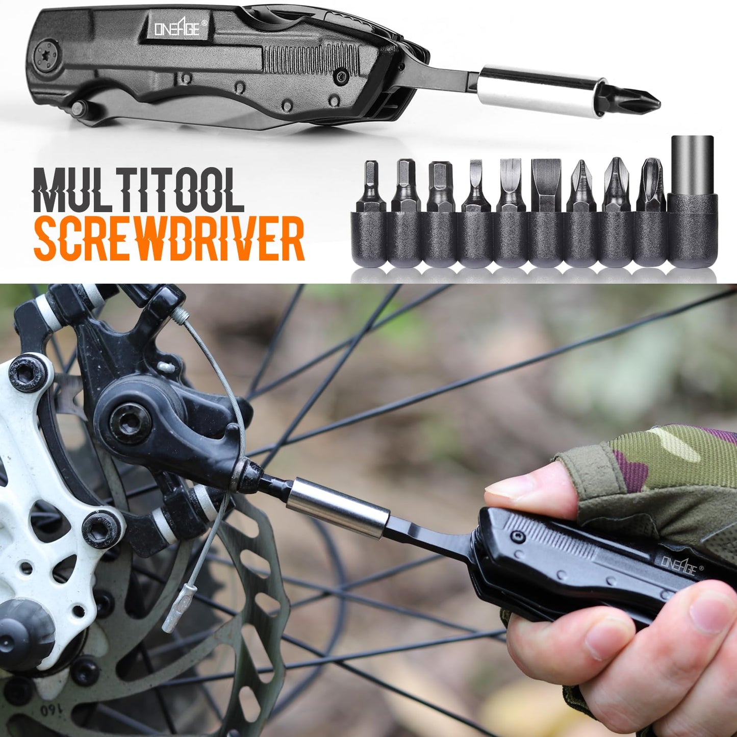 Gifts for Men Him Dad, Pocket Multitool Knife, Christmas Stocking Stuffers for Men, Anniversary Birthday Gifts for Husband, Boyfriend, Guy, Groomsmen, Fathers Day, Gadget for Hiking, Camping, Outdoor
