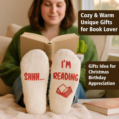 MHSMHL Book Lovers Gifts for Women, Gifts for Book Lovers Women, Bookish Gift for Readers, Reading Accessories Gift for Reading Club Present for Christmas Birthday White Elephant Secret Santa