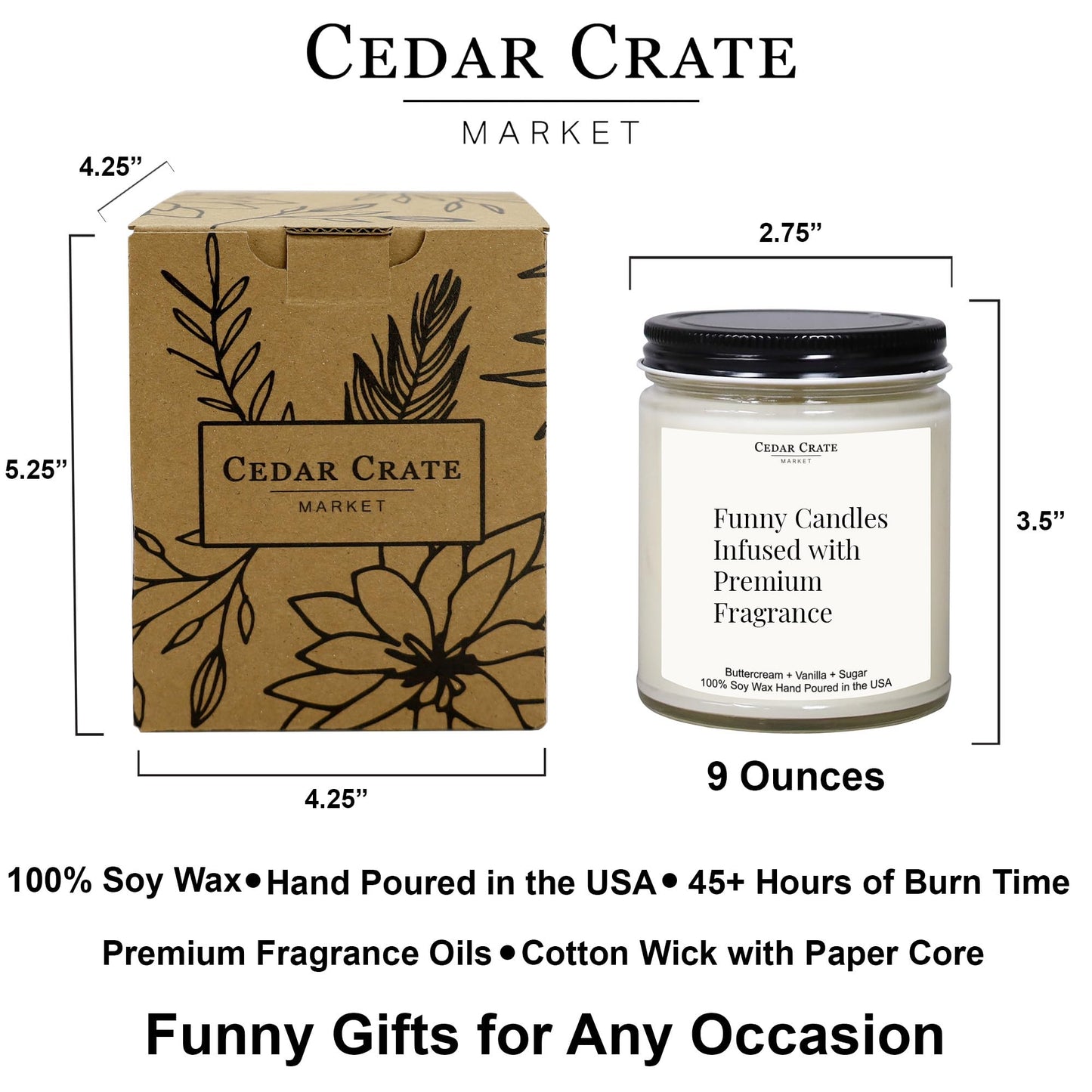 Cedar Crate Market So I Hear It is Dr Now Soy Candle PhD Graduation Gifts and Doctorate Graduation Gifts Vanilla Amber Brown Sugar Scented PhD Gift for New Doctors 9oz Natural Soy Wax Jar Candle