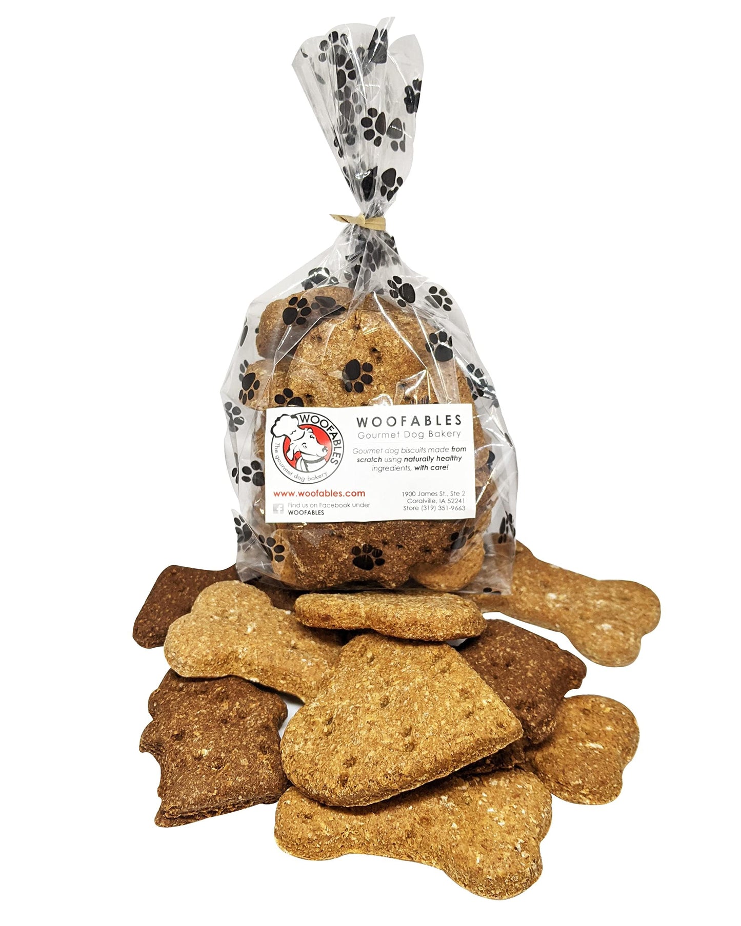 Gourmet Dog Bakery Small Get Well Soon Treat Box with Pupcorn, Hand-Decorated Treats & More | Homemade, Fresh, Human-Grade, All-Natural Ingredients | Corn, Soy & Preservative Free | USA Made