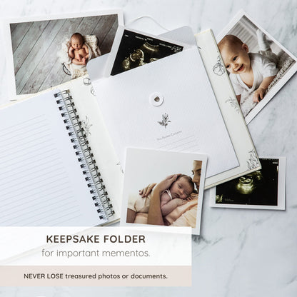 Keepsake Pregnancy Journal to Cherish Forever - A Pregnancy Book to Capture Every Milestone of Mom & Baby’s 9-Month Journey - Pregnancy Baby Journal For Expecting First Time Moms & Experienced Moms