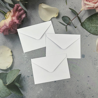 150 Packs of Gift Card Envelopes, white Mini Envelopes, Gift Card Holder, Business Card Envelopes (4"x2.75") (White)