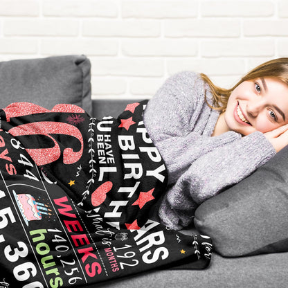Sweet 16 Gifts for Girls - 16th Birthday Gifts for Girls - 16 Year Old Girl Gift - 16th Birthday Decorations for Girl - Sixteen Bday Gift for Daughter Granddaughter Niece Sister Ideas Blanket 50"x60"