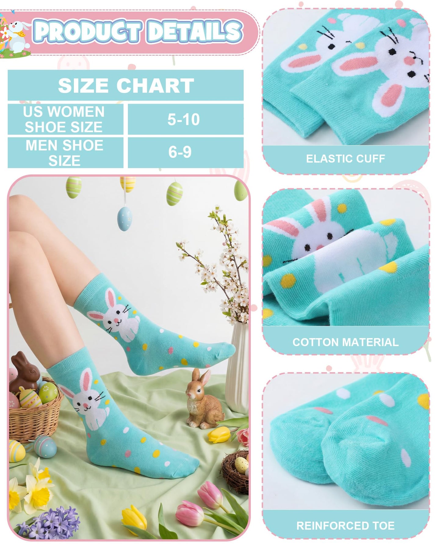 16 Pairs Graduation Cupcake Socks for Graduates Crew Cotton Socks Gift Bulk for Graduation Basket Stuffers