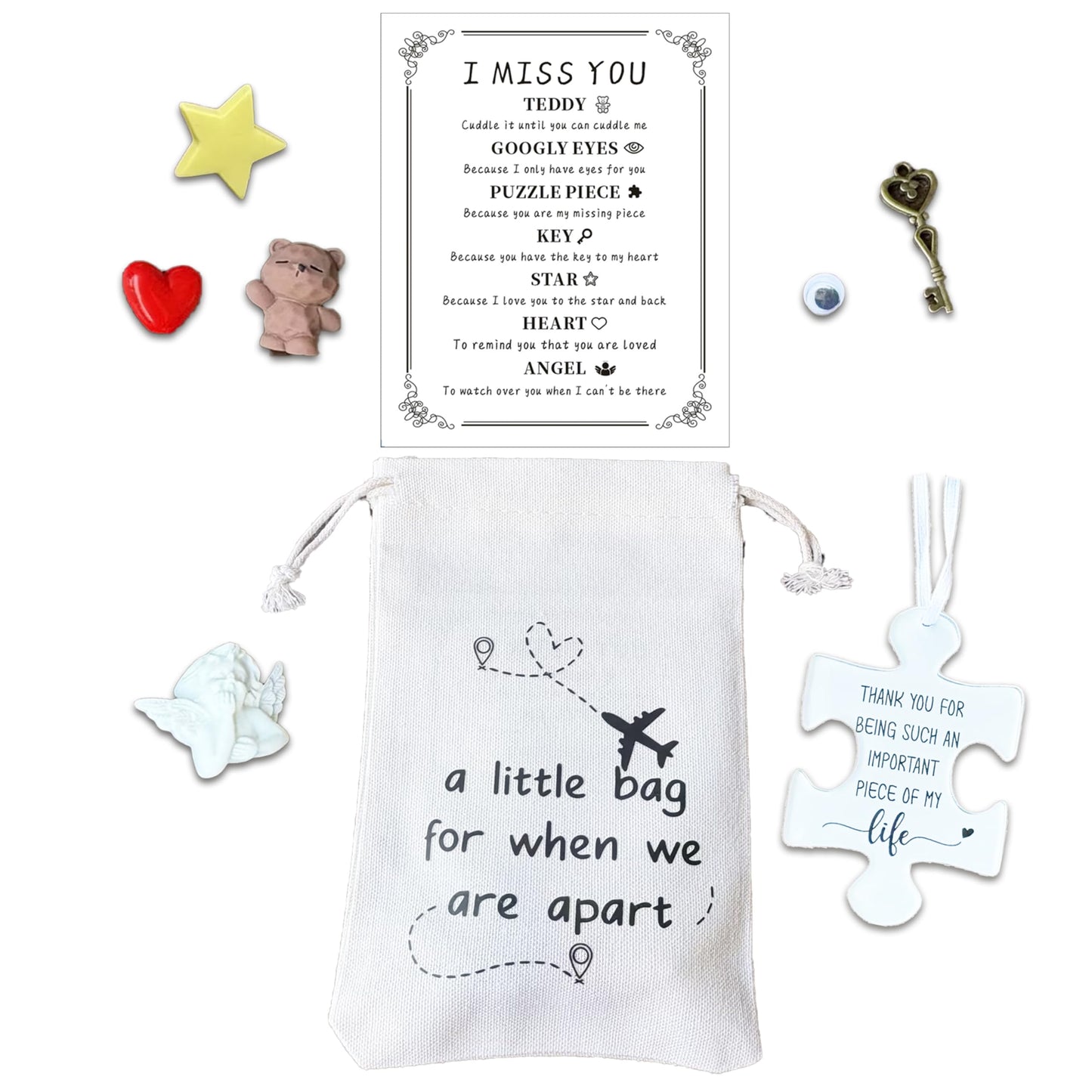 Zylaphia Long Distance Relationship Gifts Set for Boyfriend - Couple Separation Care Package Gift for Lovers and Friends, Him