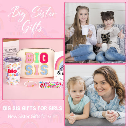 Big Sister Gifts for Girls, Big Sister Sis Gift Set of 5