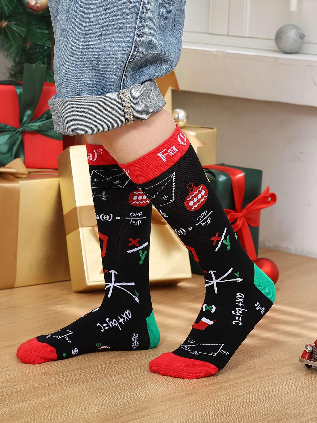 IRISGOD Funny Christmas Socks for Men & Women - Novelty Xmas Gifts - Cool Stocking Stuffers