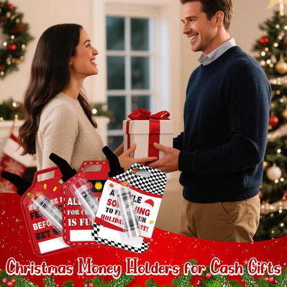 Colarr 12 Pcs Money Holders Gas Can Cash Gift Cards Employee Appreciation Money Clip Gifts for Teacher Nurse Father Christmas Birthday Holiday 2026 Graduation New Year Funny Gifts for Adults