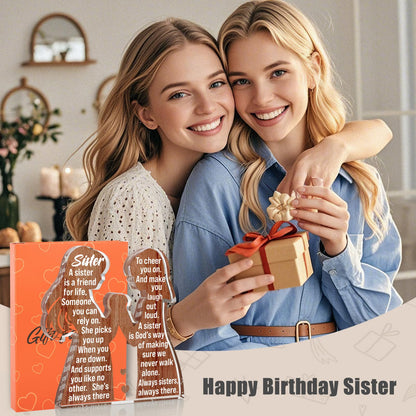 Cool Sister Valentines Birthday Gifts from Sisters for Women Adult Big Little Best Sister Ever - Unique Easter Basket Essentials Stuffer Christmas 2025 Mothers Day Gifts for Soul Friend Memorable Gift