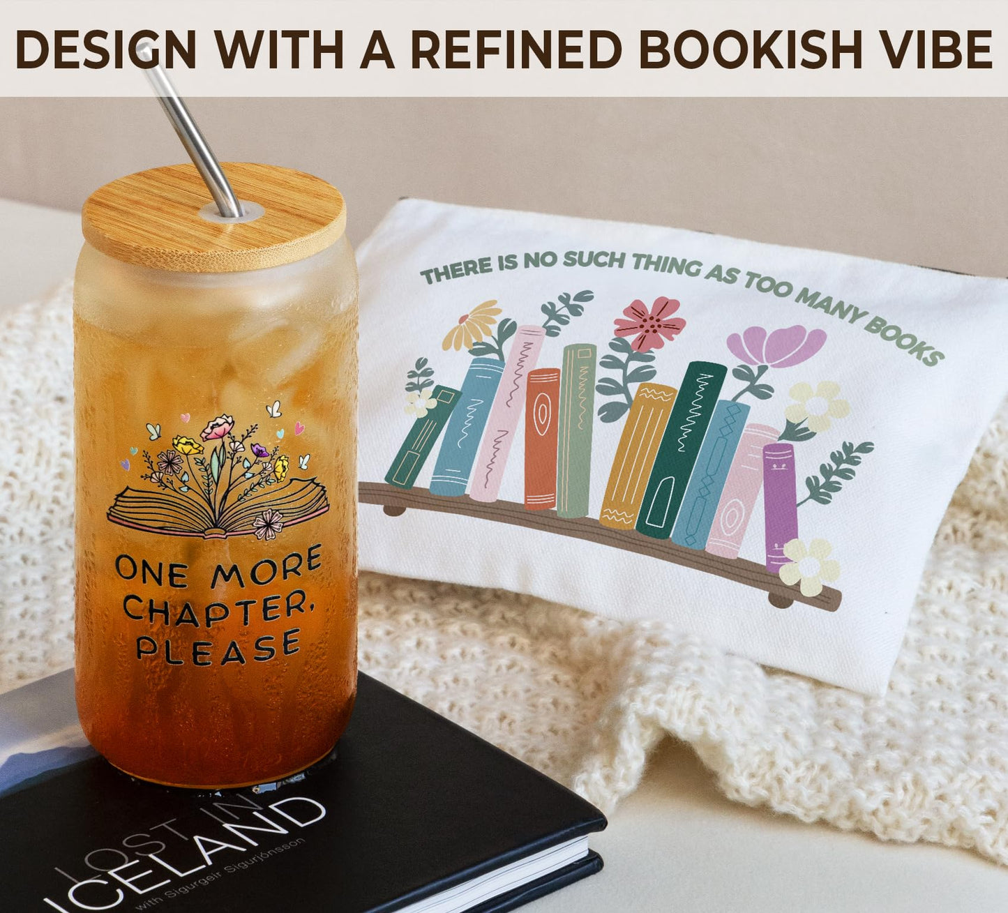 Book Lover Gifts for Women - Book Gifts for Book Lovers Bookish Gift Items - Reading Accessories Books Club Gift Readers Present for Bookworm Mom - Mothers Day Gifts