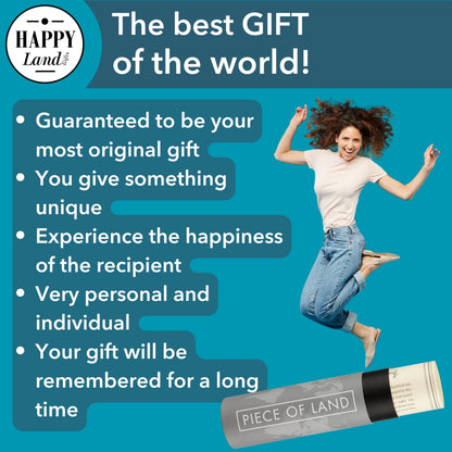 German Gifts for Women an Men | Real Piece of Germany | Highly Unique German Themed Gifts - Blank Certificate to Write in The Name of Your Choice | Berlin Gift Ideas | German Christmas Gift
