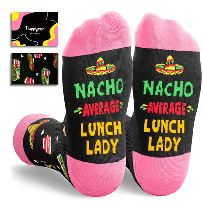 HAPPYPOP School Staff Appreciation Gifts - Socks for Preschool Sped Teacher Nurse Counselor
