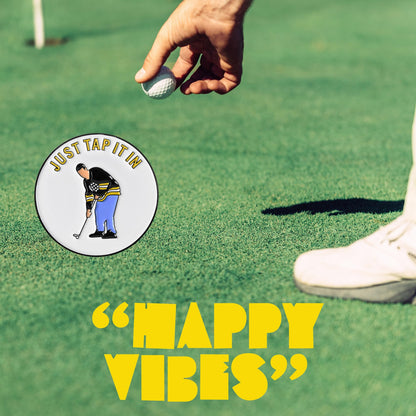 ZEETY Funny Golf Ball Marker with Magnetic Hat Clip – Golf Accessories for Men and Women, Great Golf Gift for Players with Attitude