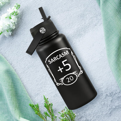 Grifarny Dungeons Dragons Gifts for Men, Women - DND, D&D, DM Lovers Gifts - Dungeon Master Gift - Sarcasm Water Bottle 32 oz