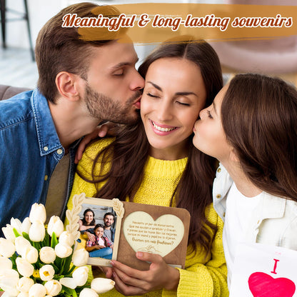 CJiangpo Will You Be My Godparents Proposal Gift Picture Frame Set, Madrina Padrino Proposal Puzzle in Spanish Asking to Be Godparent Announcement Card Gift from God Child Baptism Christmas Ideas