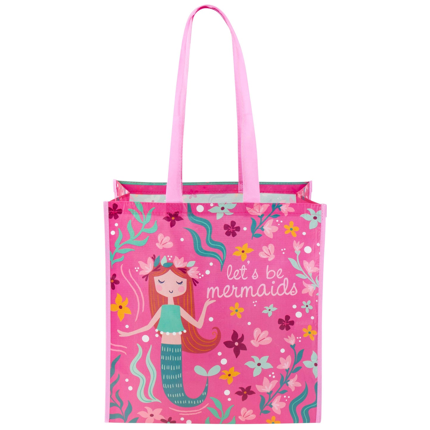 Stephen Joseph, Large Recycled Gift Bag with Handles, Kids Reusable Birthday Party Gift Bag, Shopping Bag