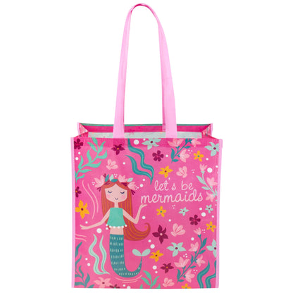 Stephen Joseph, Large Recycled Gift Bag with Handles, Kids Reusable Birthday Party Gift Bag, Shopping Bag