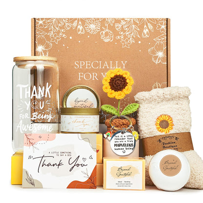 LUICONMO Thank You Gifts for Women, Administrative Professional Day Gifts, Employee Appreciation Gift Box Thanksgiving Gift set, Appreciation Gifts for Coworkers Teacher Nurse Friend