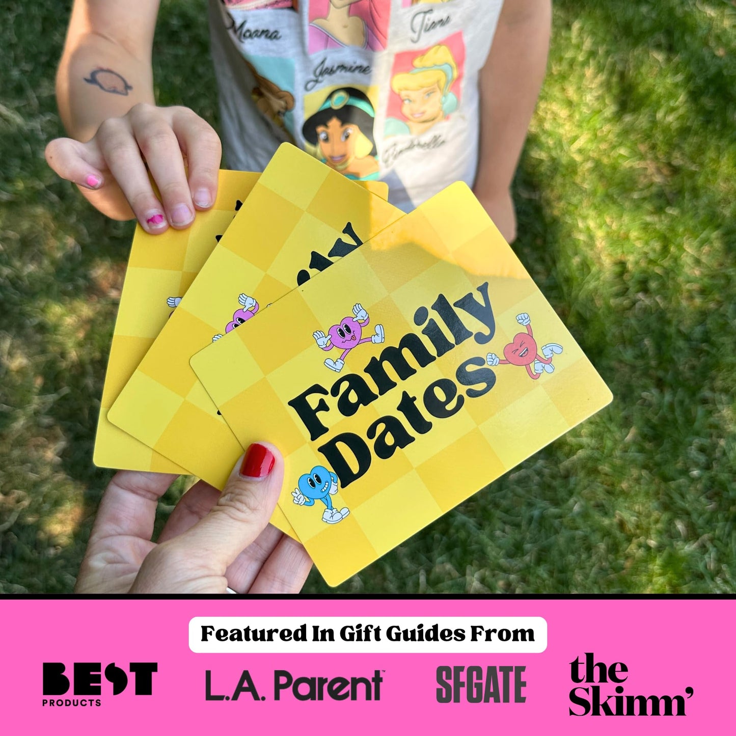 Happy Duo Family Dates 40 Scratch Off Cards – Summer Activities for Kids & Tween from Kids – Family Games for All Ages