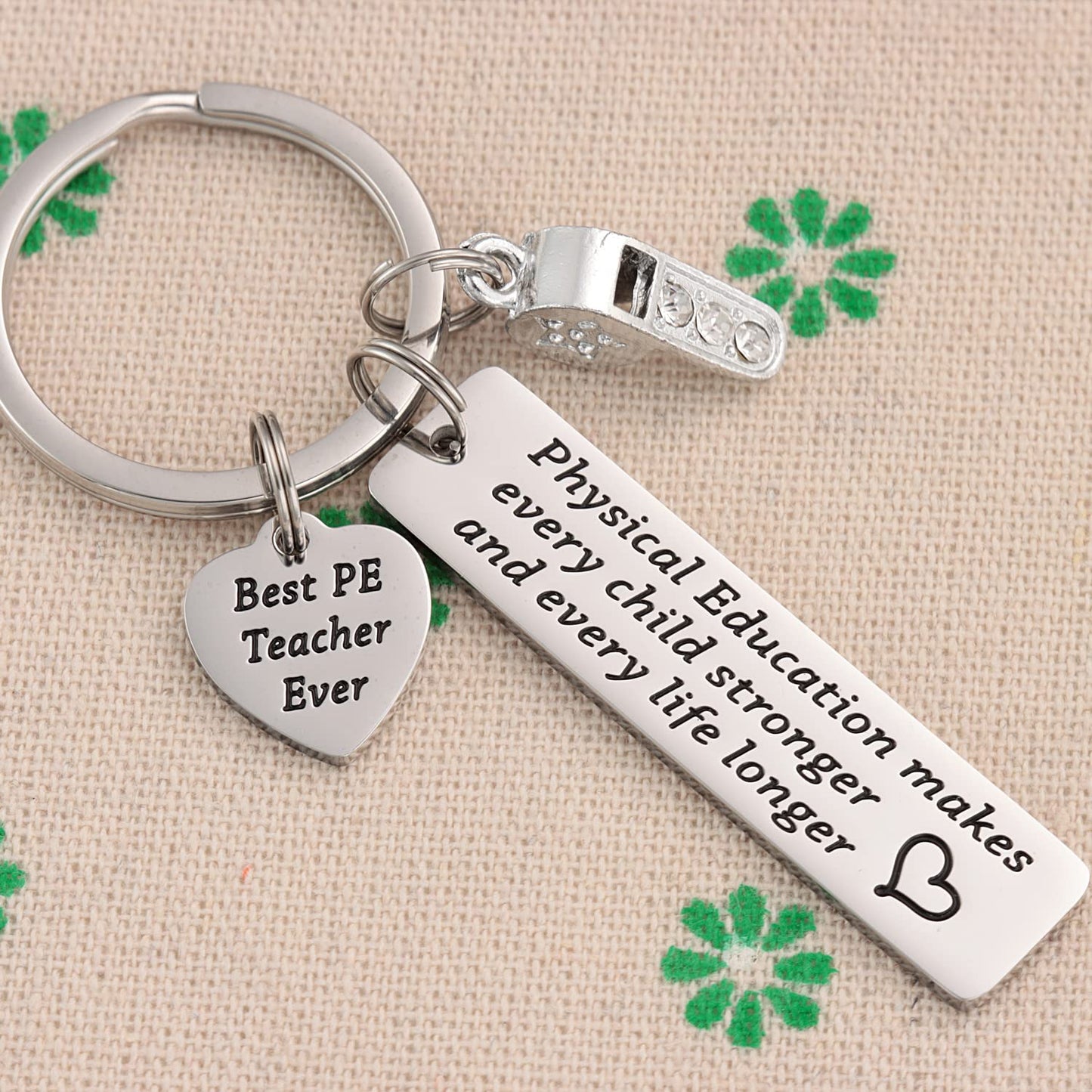 Gifts For Pe Teachers Keychain For Men Male Women P E Gym Professor Retirement Jewelry From Student Physical Education Pe Teacher Keychain