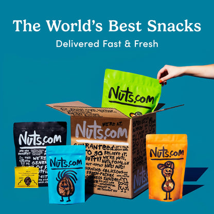 Nuts com Nuts Assortment Tray – Mixed Nut Sampler Box for Father's Day & Festive Gifts – 2 lb Care Package Includes a Heart Healthy Variety of Cashews, Pecans, Pistachios & More