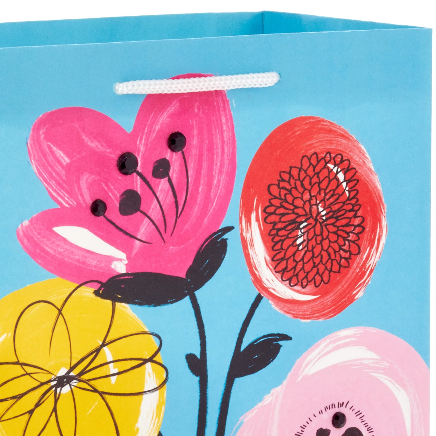 Hallmark Assorted All Occasion Gift Bags (8 Bags: 4 Medium 9", 4 Large 13") Flowers, Butterfly, Stripes, Solids for Easter, Birthdays, Bridal Showers, Mother's Day