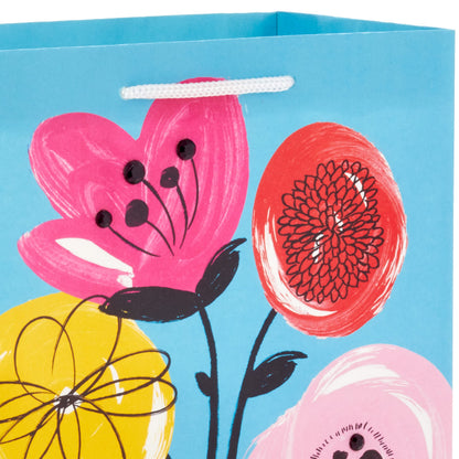 Hallmark Assorted All Occasion Gift Bags (8 Bags: 4 Medium 9", 4 Large 13") Flowers, Butterfly, Stripes, Solids for Easter, Birthdays, Bridal Showers, Mother's Day