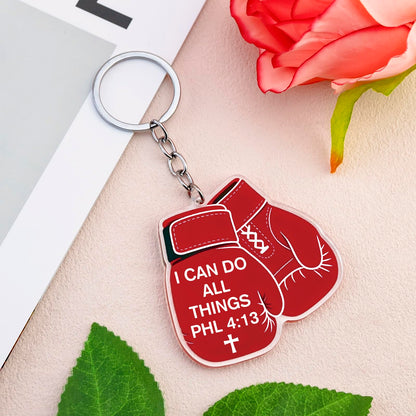 Boxing Gifts For Men Boxing Gloves Keychain Gift For Boxers Fighters Fitness Instructor Gift Mma Gifts For Men Coach Accessories Personal Trainer Presents Appreciation Thank You Keyring