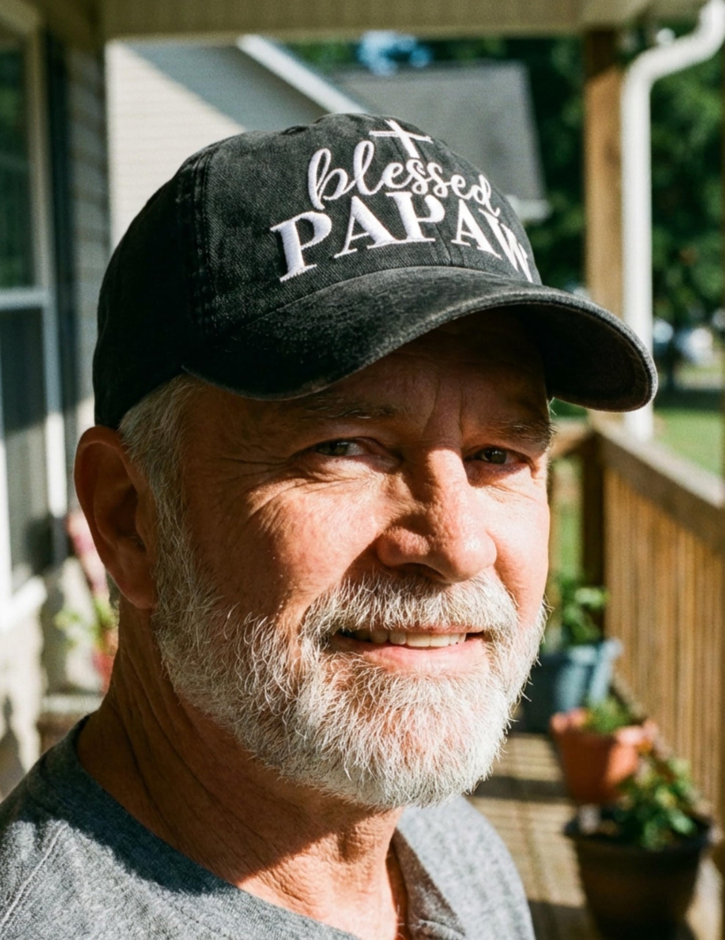InnoBeta Blessed Papaw Gifts Hat for Men, Papaw Gifts for Christmas, Birthday, Adjustable Embroidered Baseball Cap