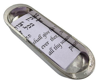 Protection CAR MEZUZAH with Travelers Prayer Scroll Jewish Star of David & Hoshen Mezuza from Israel Jerusalem Art Judaica Gift