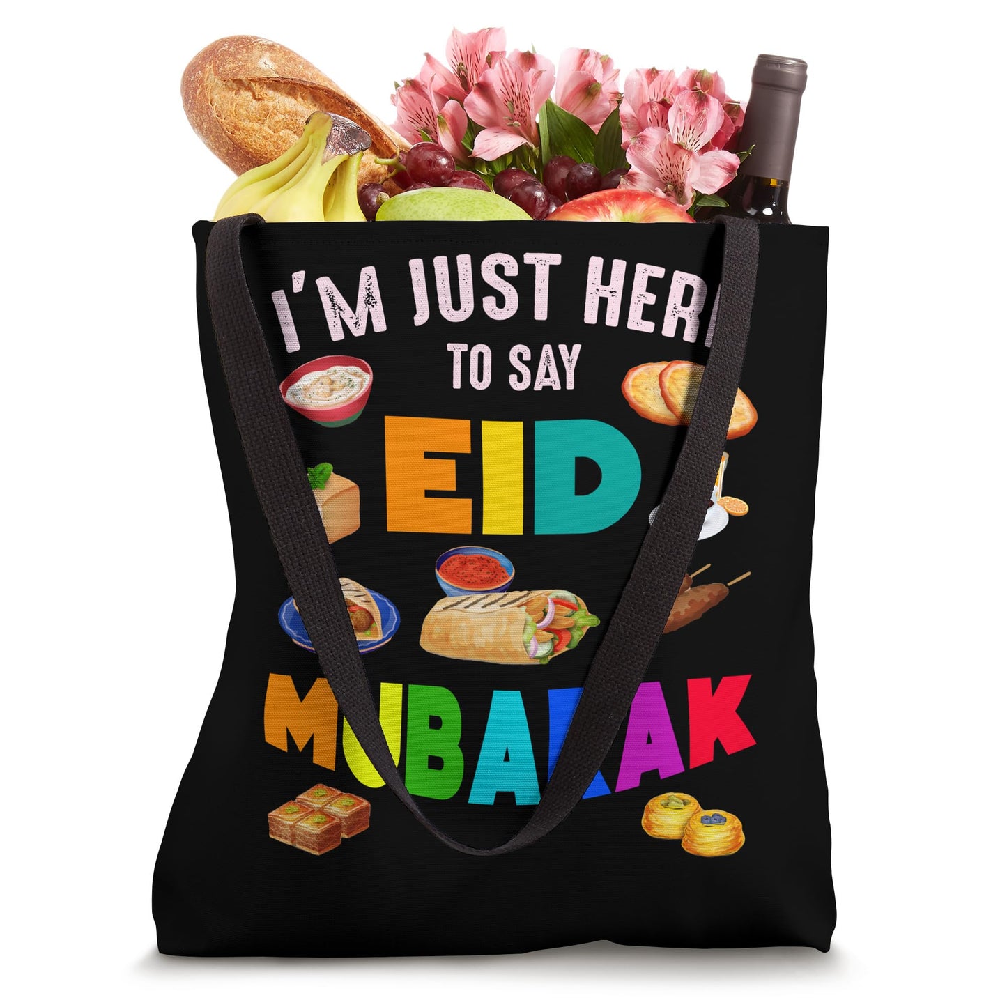 Eid Mubarak for Muslim Ramadan Kids Eid al-Fitr Tote Bag