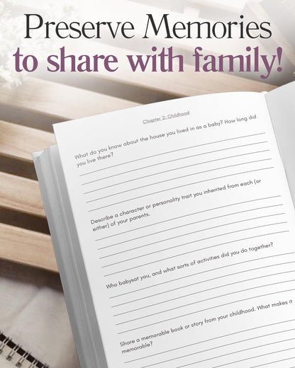 Nana's Life Story Journal (Hardcover): A Meaningful Keepsake for Nana to Share Her Journey and Memories, Book Includes 250+ Prompt Questions, Sentimental Gifts for Mother's Day, Birthday & Christmas
